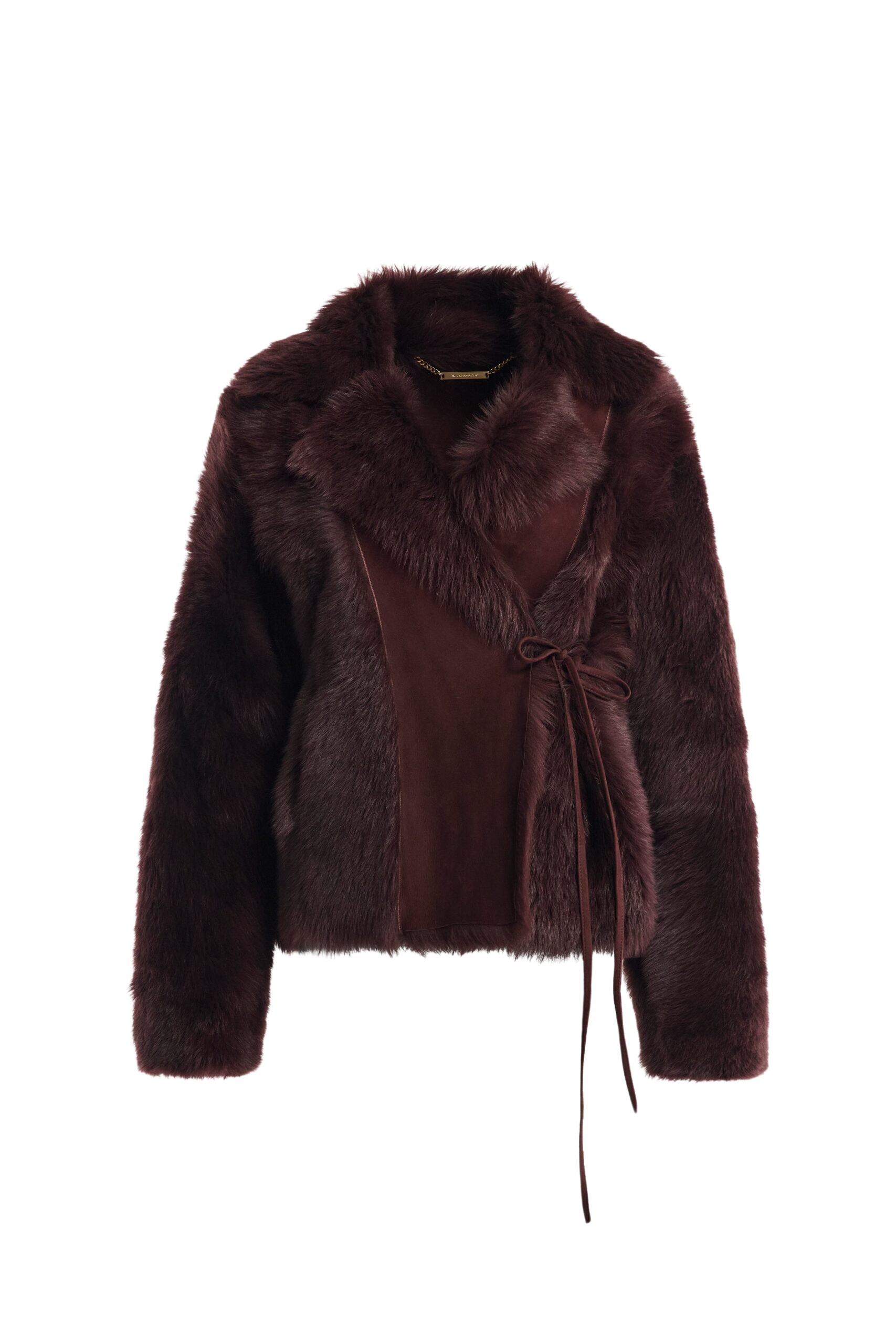 Nour Hammour Jackets Color | Verena Luscious Shearling Jacket luxury leather Jackets from Luxury Shoes 