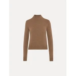 Oscar de la Renta O Flower Mock Neck Cashmere Pullover - Oscar de la Renta Knitwear - American Couture - Shop at Luxury Shoes 