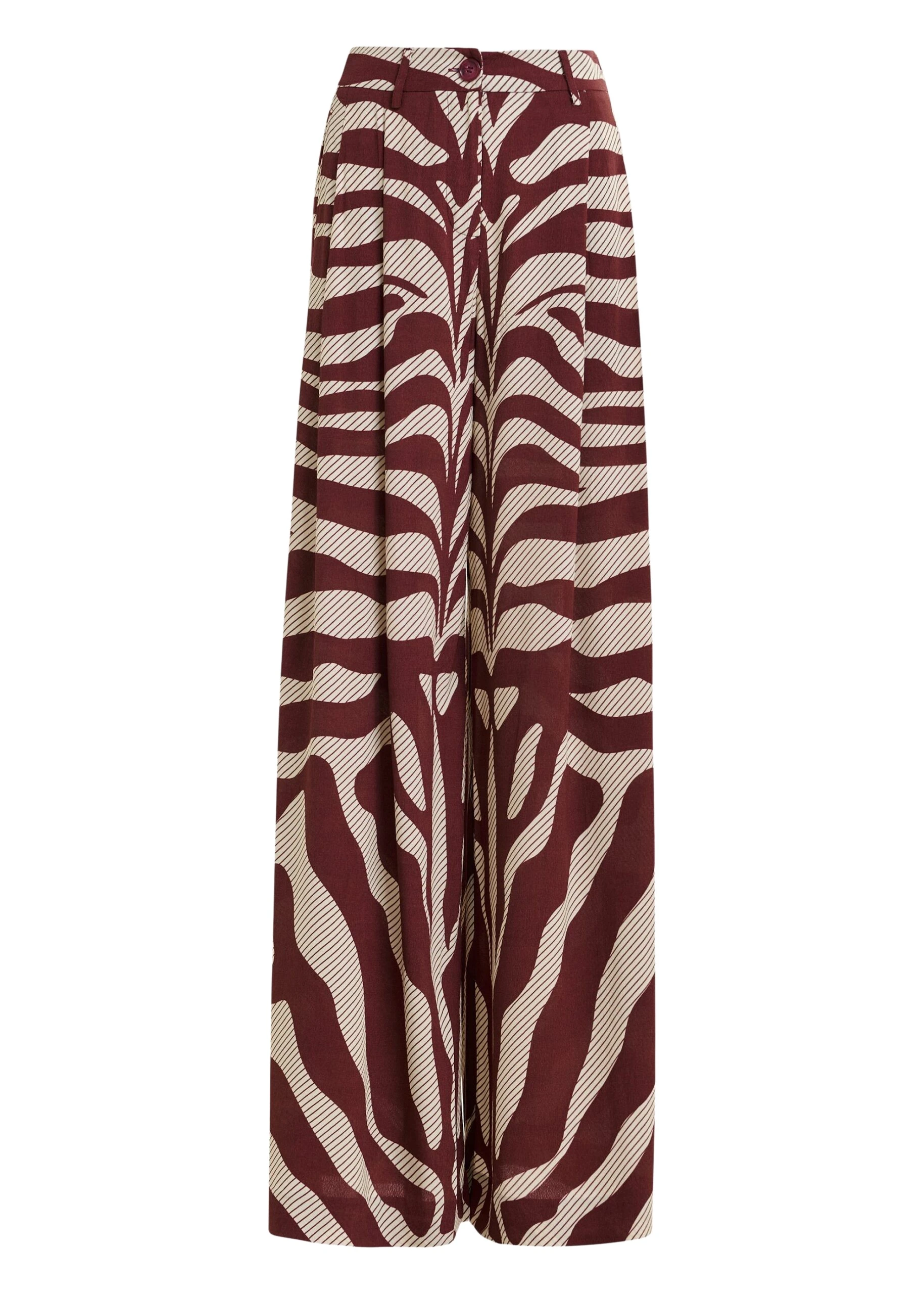 Off-white-and-burgundy-zebra-print-wide-leg-pants-Essentiel-Antwerp-Pants-scaled59521_nobg Essentiel Antwerp Off-white and burgundy zebra-print wide-leg pants - Essentiel Antwerp Pants - Colorful Belgian Design - Shop at Luxury Shoes