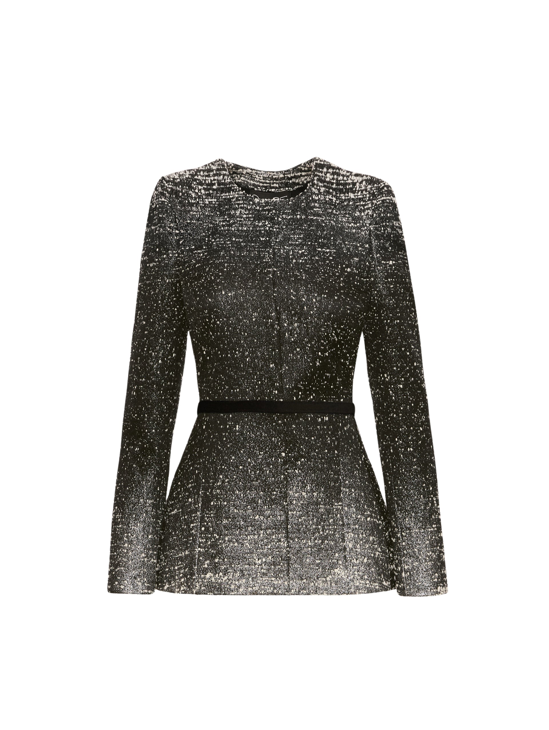 Oscar de la Renta Ombré Lurex Bouclé Jacquard Jacket