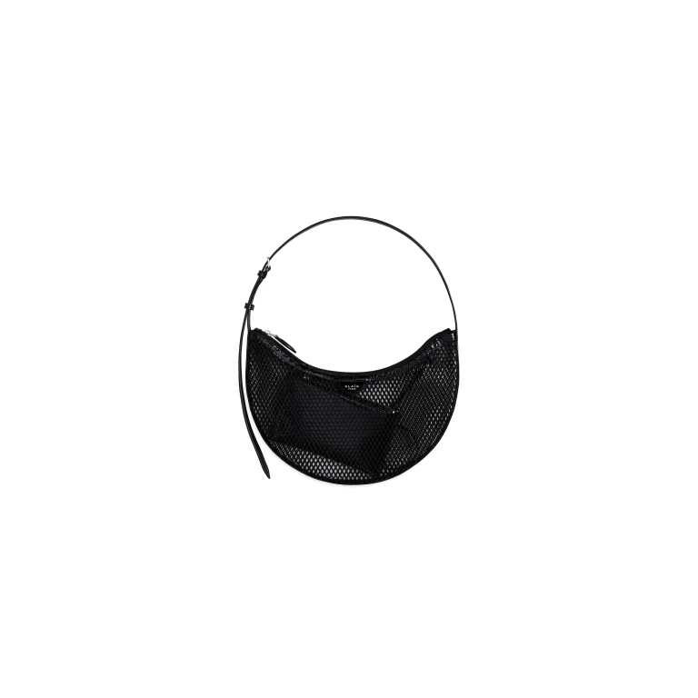Alaïa One Piece Demi Lune Bag In Fishnet - Alaia Bags - Laser Cut Luxury - Shop at Luxury Shoes 