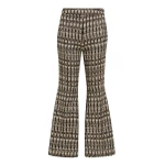 Giambattista Valli Optical Bouclé Flared Pants - Giambattista Valli Pants - Romantic Couture - Shop at Luxury Shoes 
