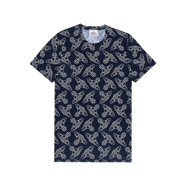 Vivienne Westwood Orb All-Over Undershirt - Vivienne Westwood Tops - Punk Luxury - Shop at Luxury Shoes 