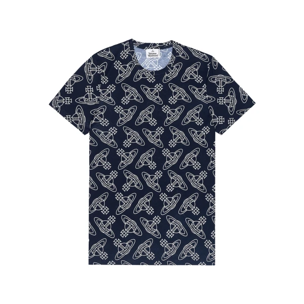 Vivienne Westwood Orb All-Over Undershirt - Vivienne Westwood Tops - Punk Luxury - Shop at Luxury Shoes 