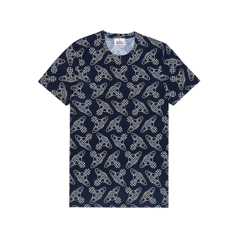 Vivienne Westwood Orb All-Over Undershirt - Vivienne Westwood Tops - Punk Luxury - Shop at Luxury Shoes 