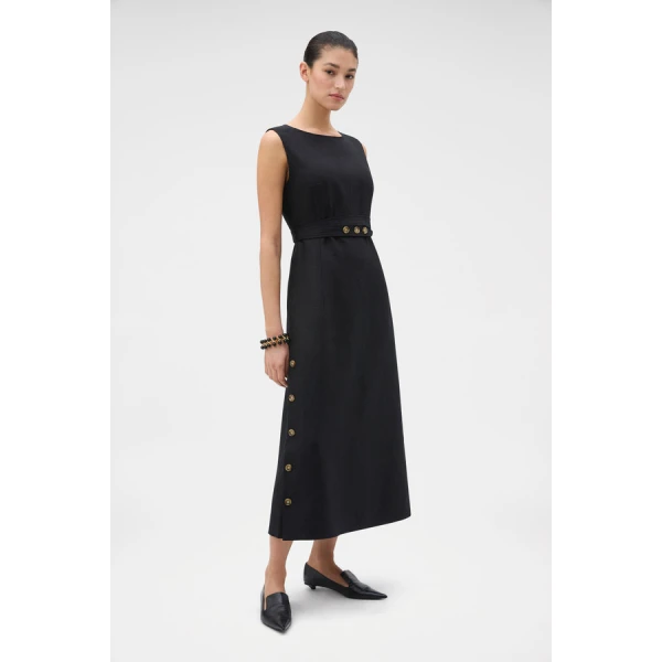 Oroton Button Detail Dress - Oroton Dresses - Australian Heritage Luxury - Shop at Luxury Shoes 