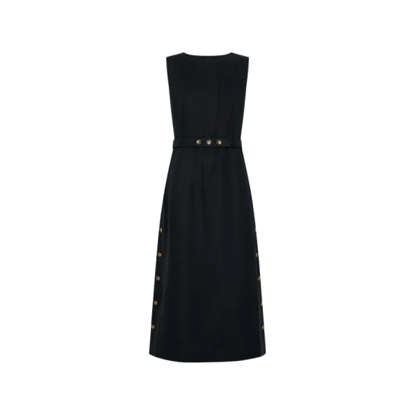 Oroton Button Detail Dress - Oroton Dresses - Australian Heritage Luxury - Shop at Luxury Shoes 