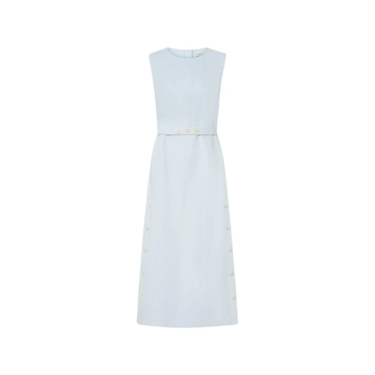 Oroton Button Detail Dress - Oroton Dresses - Australian Heritage Luxury - Shop at Luxury Shoes 