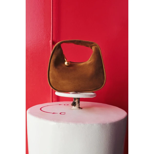 Clara Suede Mini Bag - Image 8