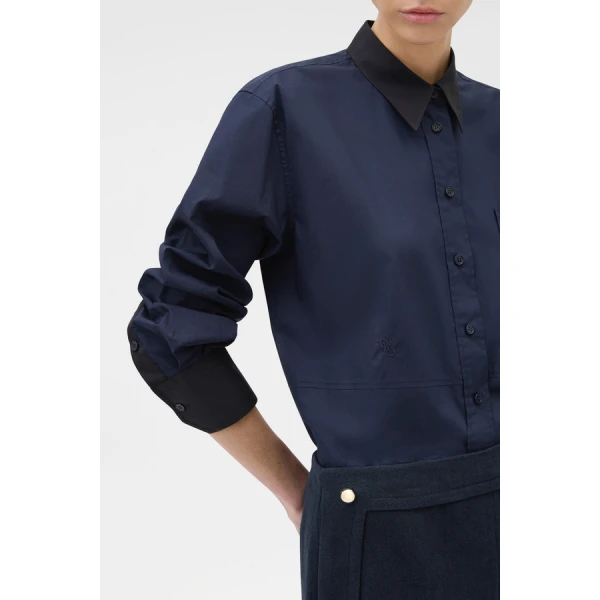 Oroton Crisp Poplin Shirt - Oroton Tops - Australian Heritage Luxury - Shop at Luxury Shoes 