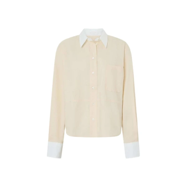 Oroton Crisp Poplin Shirt - Oroton Tops - Australian Heritage Luxury - Shop at Luxury Shoes 