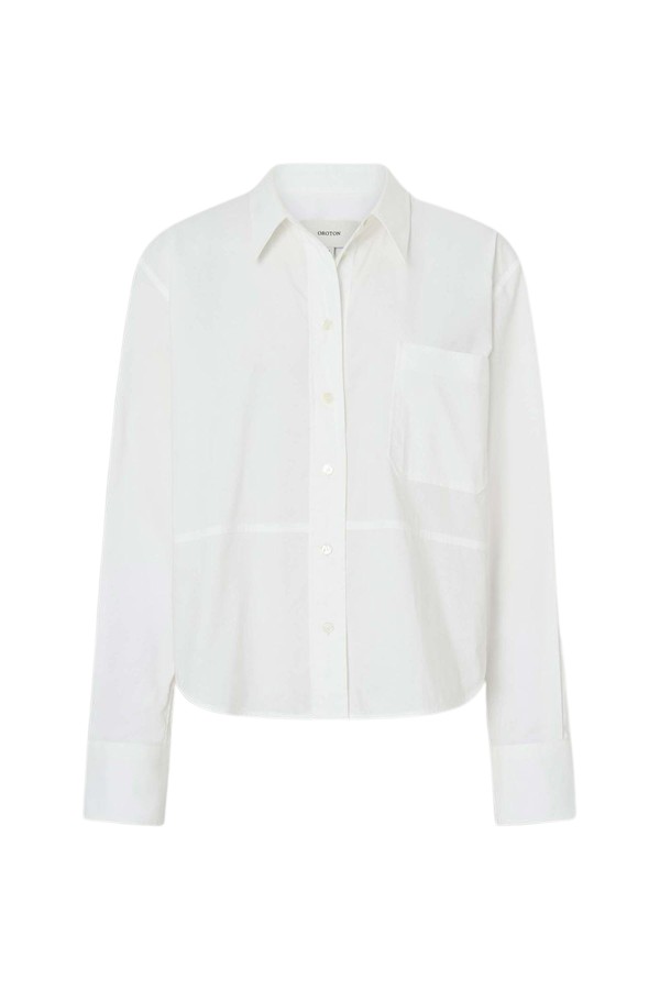 Oroton Crisp Poplin Shirt - Oroton Tops - Australian Heritage Luxury - Shop at Luxury Shoes 