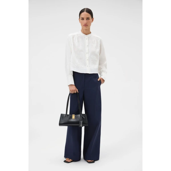 Oroton Doilie Detail Top - Oroton Tops - Australian Heritage Luxury - Shop at Luxury Shoes 