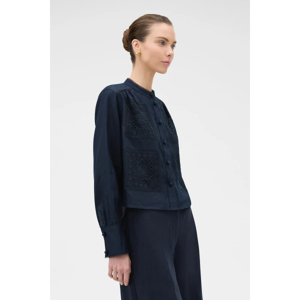 Oroton Doilie Detail Top - Oroton Tops - Australian Heritage Luxury - Shop at Luxury Shoes 