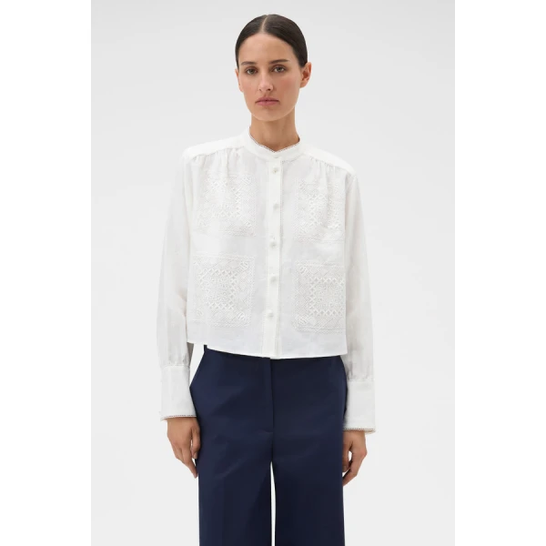 Oroton Doilie Detail Top - Oroton Tops - Australian Heritage Luxury - Shop at Luxury Shoes 