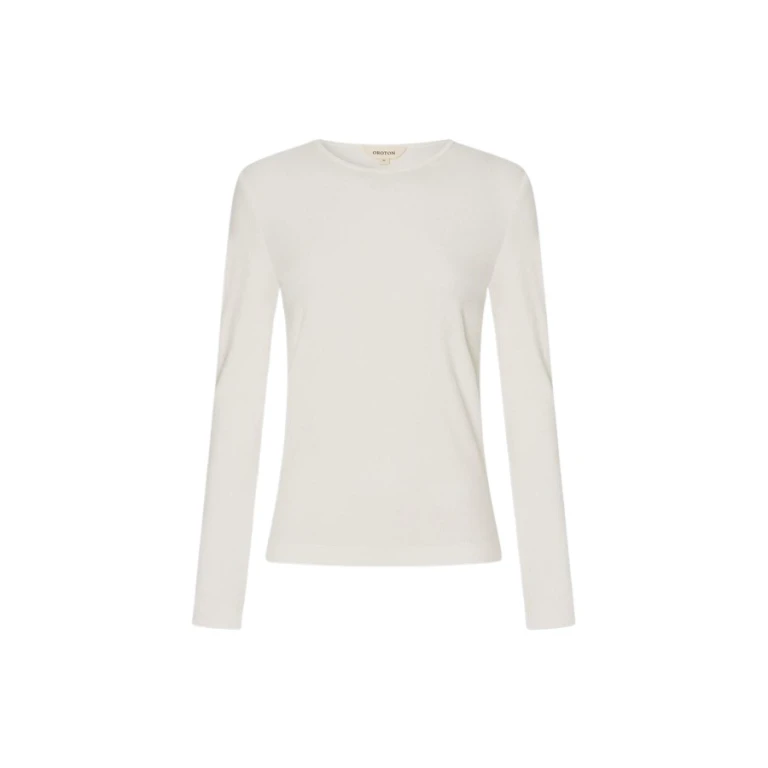 Oroton Eve Fine Rib Tee - Oroton Tops - Australian Heritage Luxury - Shop at Luxury Shoes 