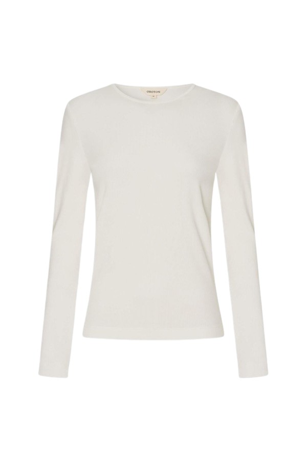 Oroton Eve Fine Rib Tee - Oroton Tops - Australian Heritage Luxury - Shop at Luxury Shoes 