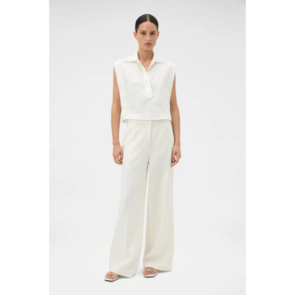 Oroton Flat Front Pant - Oroton Pants - Australian Heritage Luxury - Shop at Luxury Shoes 