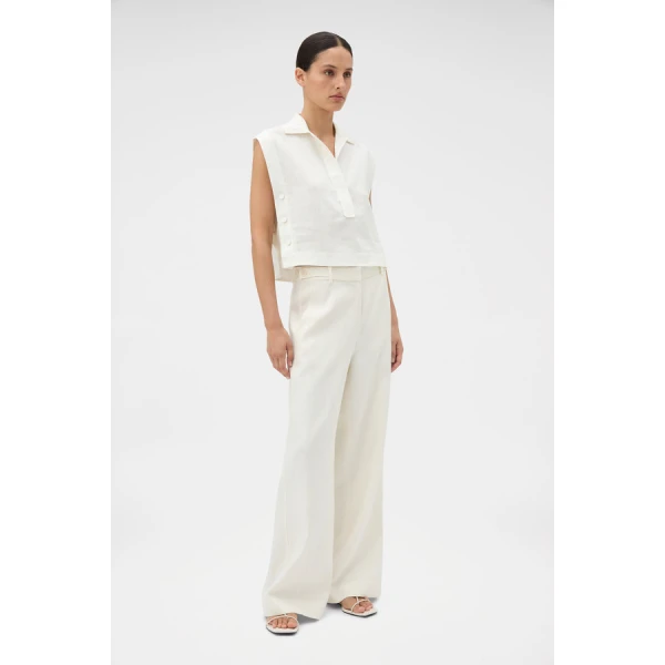 Oroton Flat Front Pant - Oroton Pants - Australian Heritage Luxury - Shop at Luxury Shoes 