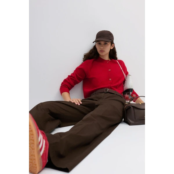 Oroton Folk Straight Leg Pant - Oroton Pants - Australian Heritage Luxury - Shop at Luxury Shoes 