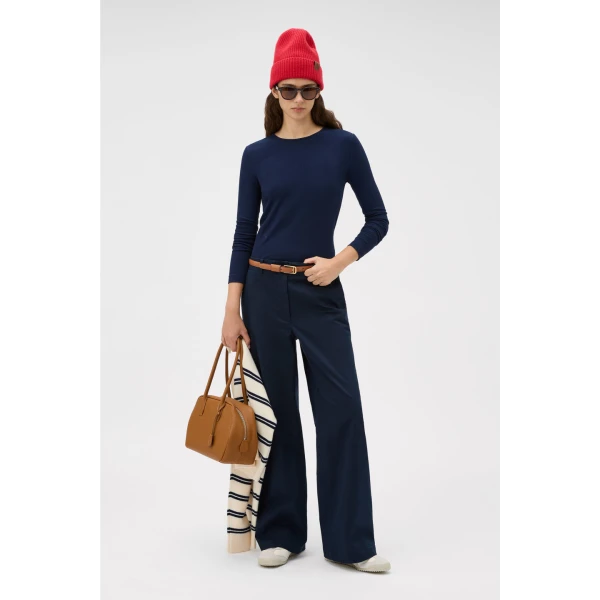 Oroton Folk Straight Leg Pant - Oroton Pants - Australian Heritage Luxury - Shop at Luxury Shoes 