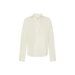 Oroton Half Placket Tunic - Oroton Tops - Australian Heritage Luxury - Shop at Luxury Shoes 