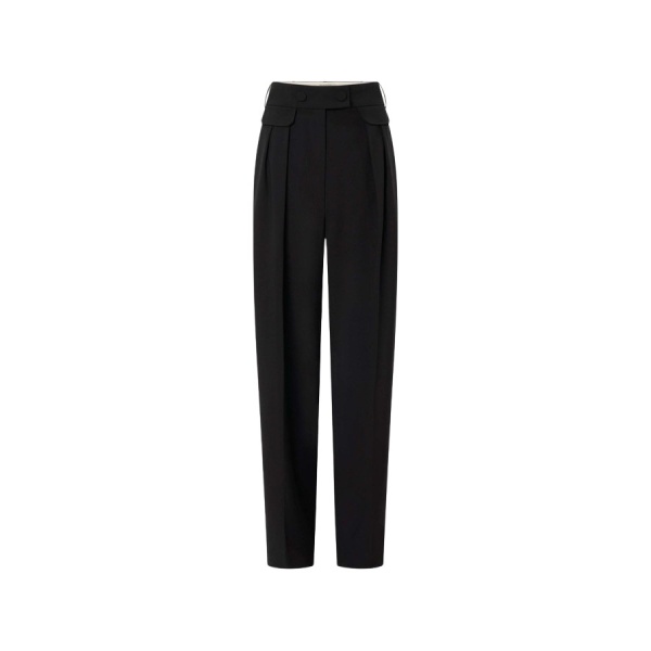 Oroton High Waist Pleat Pant - Oroton Pants - Australian Heritage Luxury - Shop at Luxury Shoes 