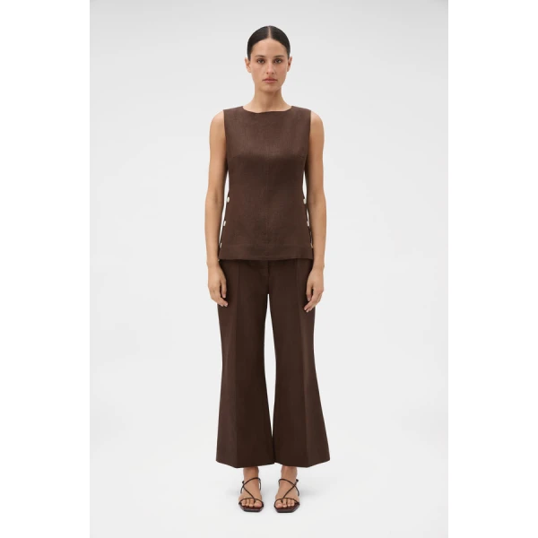 Oroton Kick Flare Cropped Pant - Oroton Pants - Australian Heritage Luxury - Shop at Luxury Shoes 