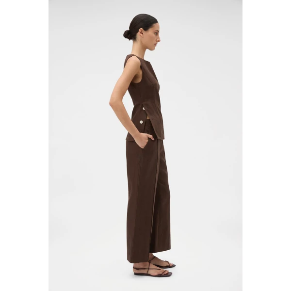 Oroton Kick Flare Cropped Pant - Oroton Pants - Australian Heritage Luxury - Shop at Luxury Shoes 
