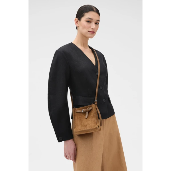 Margot Tiny Bucket Bag Suede - Image 2