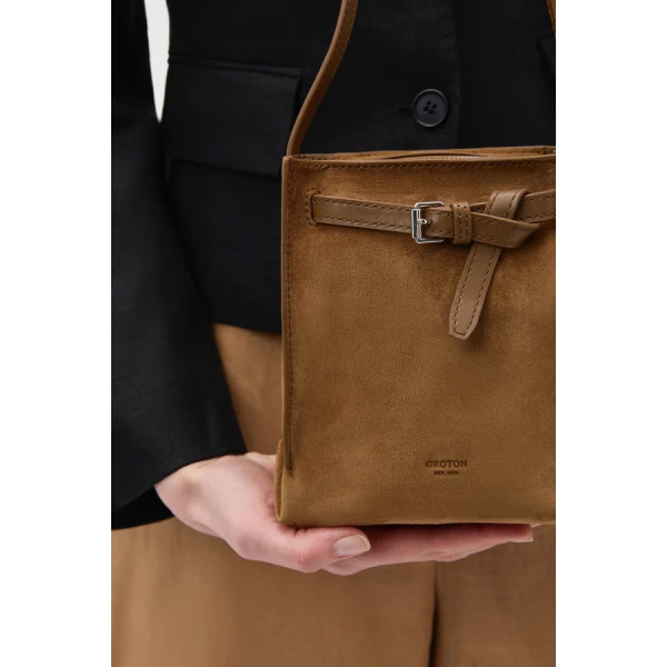Margot Tiny Bucket Bag Suede - Image 4