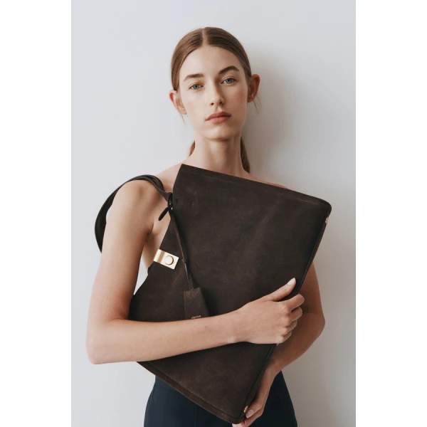 Mille Work Tote Suede - Image 5