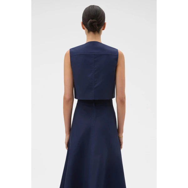 Oroton Pocket Detail Vest - Oroton Tops - Australian Heritage Luxury - Shop at Luxury Shoes 