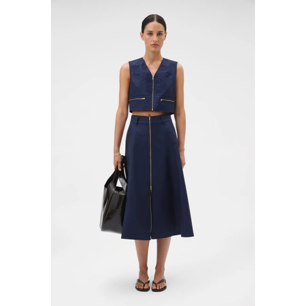 Oroton Pocket Detail Vest - Oroton Tops - Australian Heritage Luxury - Shop at Luxury Shoes 