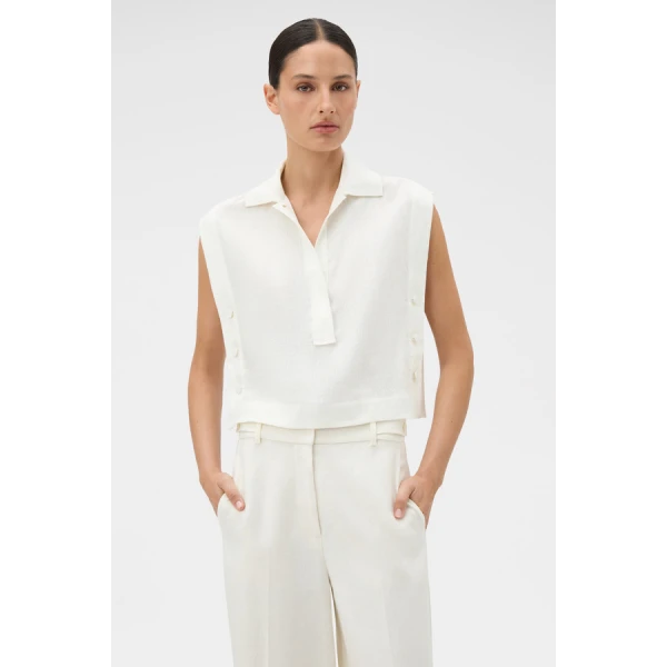 Oroton Side Button Top - Oroton Tops - Australian Heritage Luxury - Shop at Luxury Shoes 