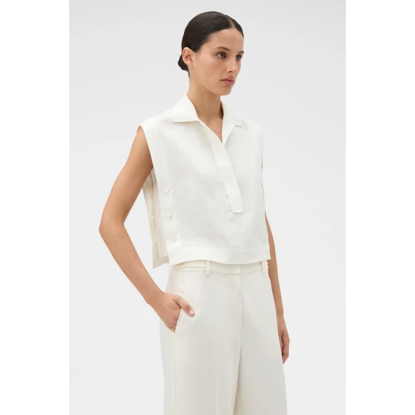 Oroton Side Button Top - Oroton Tops - Australian Heritage Luxury - Shop at Luxury Shoes 