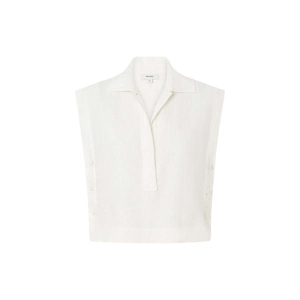 Oroton Side Button Top - Oroton Tops - Australian Heritage Luxury - Shop at Luxury Shoes 