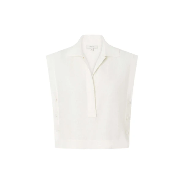 Oroton Side Button Top - Oroton Tops - Australian Heritage Luxury - Shop at Luxury Shoes 