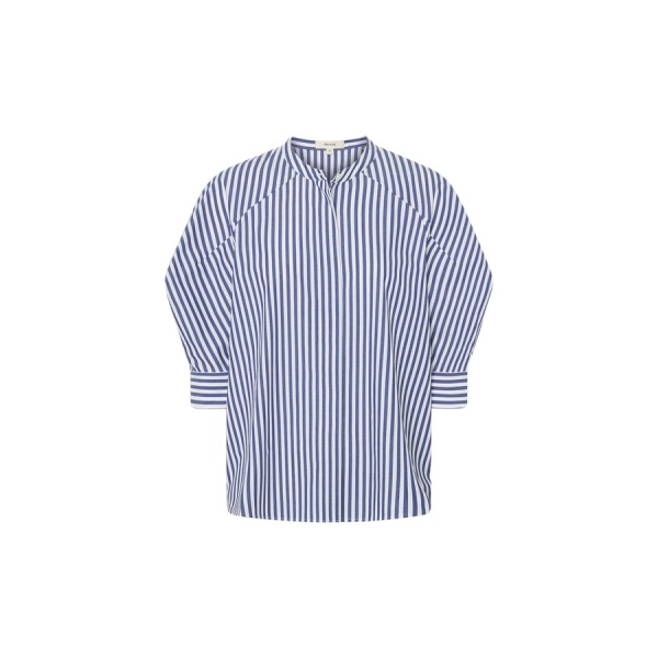 Oroton Sleeve Detail Stripe Shirt - Oroton Tops - Australian Heritage Luxury - Shop at Luxury Shoes 
