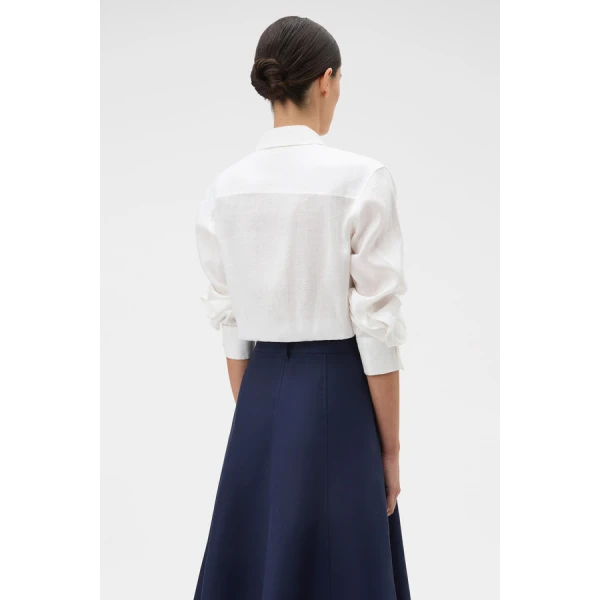 Oroton Stitch Detail Shirt - Oroton Tops - Australian Heritage Luxury - Shop at Luxury Shoes 