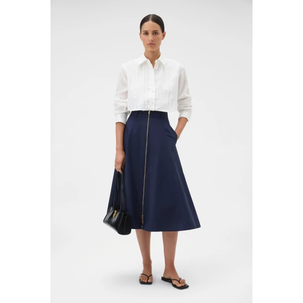 Oroton Stitch Detail Shirt - Oroton Tops - Australian Heritage Luxury - Shop at Luxury Shoes 