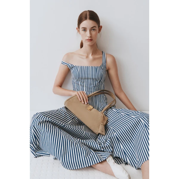 Oroton Stripe Panelled Day Dress - Oroton Dresses - Australian Heritage Luxury - Shop at Luxury Shoes 