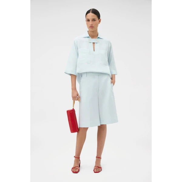 Oroton Tab Detail Culotte - Oroton Shorts - Australian Heritage Luxury - Shop at Luxury Shoes 
