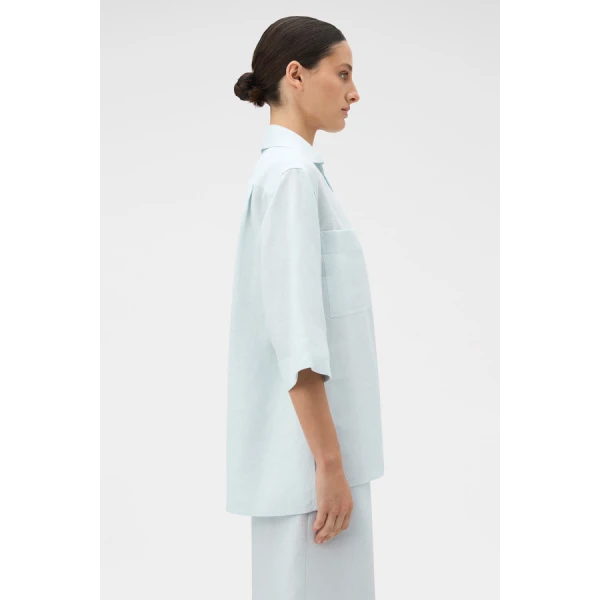 Oroton Tab Detail Tunic - Oroton Tops - Australian Heritage Luxury - Shop at Luxury Shoes 