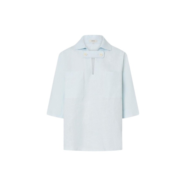 Oroton Tab Detail Tunic - Oroton Tops - Australian Heritage Luxury - Shop at Luxury Shoes 