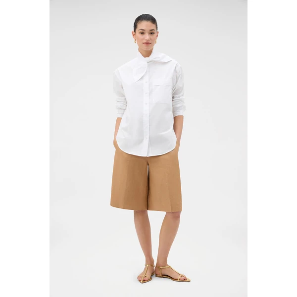 Oroton Tie Neck Shirt - Oroton Tops - Australian Heritage Luxury - Shop at Luxury Shoes 