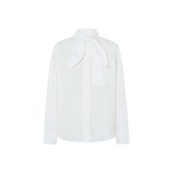 Oroton Tie Neck Shirt - Oroton Tops - Australian Heritage Luxury - Shop at Luxury Shoes 