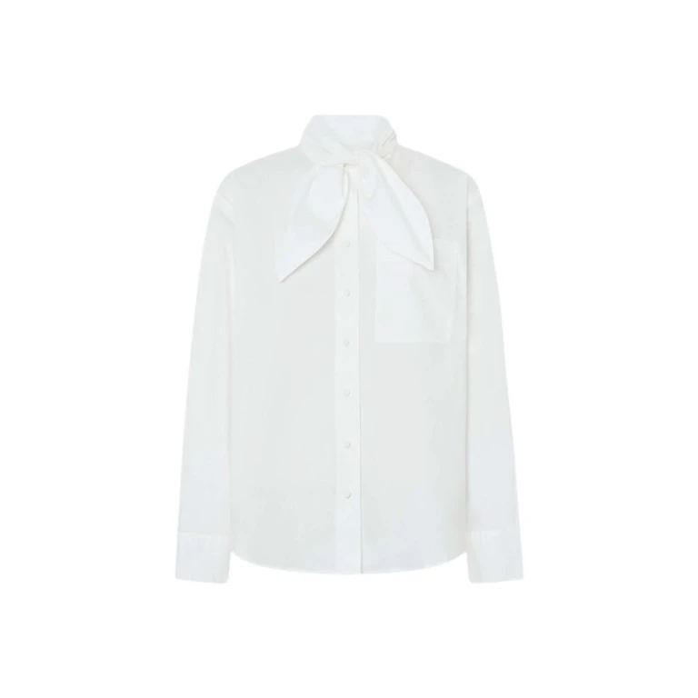 Oroton Tie Neck Shirt - Oroton Tops - Australian Heritage Luxury - Shop at Luxury Shoes 
