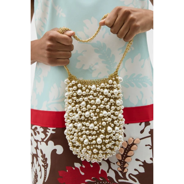 Vera Luxe Bead Bag - Image 2