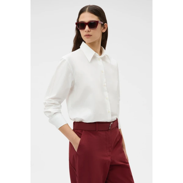Oroton Wren Poplin Shirt - Oroton Tops - Australian Heritage Luxury - Shop at Luxury Shoes 